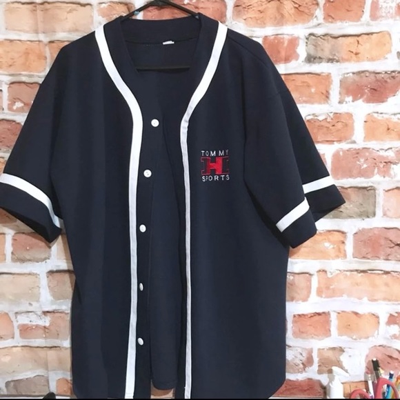 tommy hilfiger baseball shirt